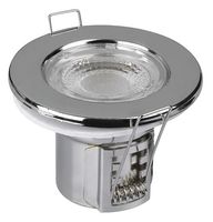 VT-885-C 8180 - 5W LED Fire Rated Spotlight Fitting, 6400K, Chrome