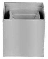 VT-759 217080 - 5W LED UP and Down Square Wall Light, 3000K, 700lm, Grey