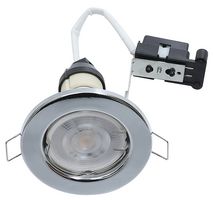 HS/FC - Steel GU10 Fixed Downlight, Chrome, IP20