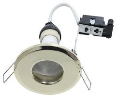 HP/65B - Die Cast GU10 Downlight, Brass, IP65