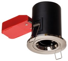 IGP/FSC - Fire Rated Fixed Downlight, Satin Chrome, IP20