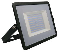 VT-40101 215966 - 100W LED Slimline Floodlight, 6500K, 8700lm, Black