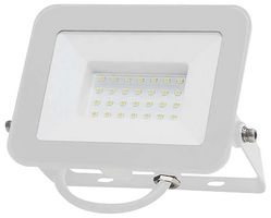 10025 - 30W LED Floodlight, 6500K, 2505lm, Non-Dimmable, White