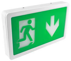 243069 - Down Exit Legend for 4W LED Exit Box