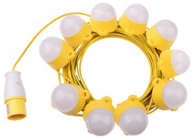 232056 - 110V 30W Festoon Kit, 12m, Yellow