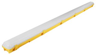 232117 - 110V 35W LED Non-Corrosive Site Light, 4000K, 3850lm, IP65, 5ft, Yellow