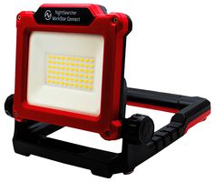 NSWORKSTARCONNECT - Workstar Connect Portable LED Work Light, 3000lm, IP54, Red