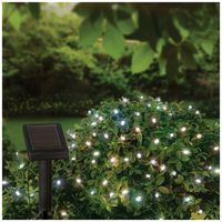 LS230093CW - 500 LED Solar String Lights, Cool White, IP44, 30m