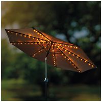 LS220139 - 160 LED Solar Parasol Lights, Warm White, IP44