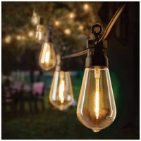 LT200201WW - 10 LED Drop Bulb Connectable Festoon Lights, Warm White