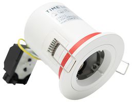 778111 - GU10 LED Fire Rated Downlight Can with Matt White Bezel, IP20