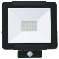 769188 - 50W LED Security Floodlight with PIR, 6000K, 3700lm, Black, IP65