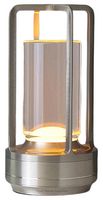 TGR-LED-TL-S - Rechargeable Portable LED Touch Lantern / Lamp, Silver