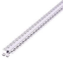 VT-8102 - 2m Mounting Kit with Diffuser for LED Strip Recessed, 52.1x13.3mm, Silver