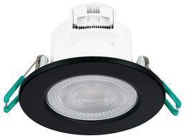 90029 - 5.5W LED Recessed Tilting Downlight, 2700K - 4000K, 550lm, Dimmable, Black