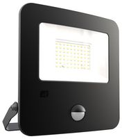 AZILED50/PIR - 50W LED Floodlight with PIR, 4000K, 4700lm, Black