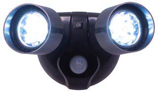 GH121 - 10 LED Twin Head Motion Sensor Security Light, Black