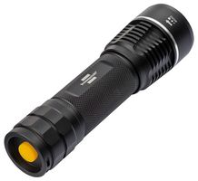 1178600801 - CREE LED Rechargeable Torch, 6500K, 1200lm, IP67, Black