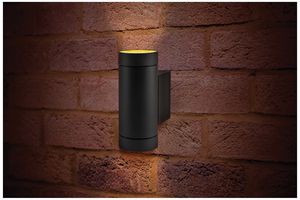 ILDEB033 - Outdoor Up and Down Wall Light, IP54, Dark Grey