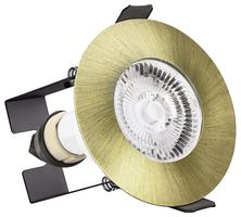 ILDLFR70D046 - Fire Rated Slimline Downlight with Insulation Guard, IP65, Antique Brass
