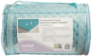 VM866 - Gel Memory Foam Mattress Topper, Standard Single