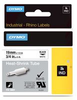 S0718330 - Heat Shrink Tubing 19mm x 1.5m Black on White