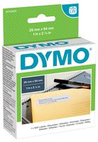 S0722520 - Return Address Labels Large 25 x 54mm White 500 Pack