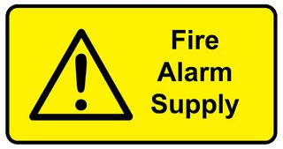 LDWFASA - Fire Alarm Supply Labels, Pack of 18