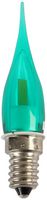 BLMB2014G-RVW1H23 - 1.4W E14 LED Mini Candle Bulb, Green