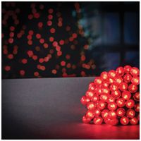 LV161427R - 100 LED Pearl Lights, Multi-Action, Red, 10m