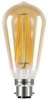 ILST64B22D004 - 5W (40W) LED Filament Tear Drop Bulb, BC/B22, Extra Warm White, 380lm, Dimmable