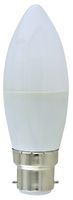 PELL0261-E - 6W LED Frosted Candle Bulb, BC/B22, 6000K, Non-Dimmable