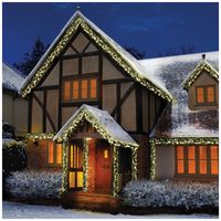 LV162177WW - 2000 LED Multi Action Warm White Cluster Christmas Lights with Timer