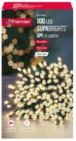 FLV126666WW-CPC - 100 LED Warm White Fairy Lights with Timer, 10.9m