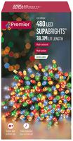 FLV162172M-CPC - 480 LED Multi-Coloured Fairy Lights with Timer, 46.3m