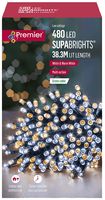 LV162172WWW. - 480 LED Warm White/White Fairy Lights with Timer, 46.3m