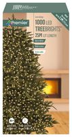 FLV162179WW-CPC - 1000 LED Warm White Christmas Tree Lights with Timer, 25m