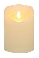 LB192180 - 13cm Flickabright Textured Candle