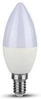 VT-268 111 PK 10 - 7W LED Candle Bulb, E14, Warm White, 600lm, Frosted