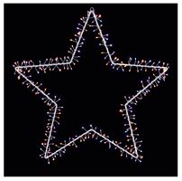 LV213025RBW - 280 LED MicroBrights Star, Rainbow, 600x600mm