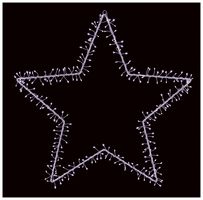 LV213025W - 280 LED MicroBrights Star, White, 600x600mm