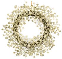DF217062 - 45cm Decorative Wreath, Gold Star