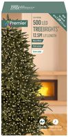 LV178517WW - 500 LED Warm White Christmas Tree Lights with Timer, 12.5m
