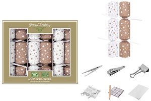 XM6405 - 6x 8.5" Mini Eco Star Christmas Crackers