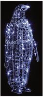 LV221003W - 90cm Twinkling White Soft Acrylic Christmas Penguin