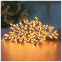 LB112382VGC - 50 LED Battery Operated Time Lights with Timer, Vintage Gold