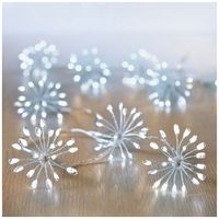 LV222181W - 200 LED Multi-Action Starburst Lights with Timer, White