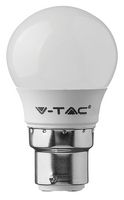 VT-221 21104 - 4.5W LED Golf Ball Bulb, G45, BC/B22, 3000K, 470lm, Non-Dimmable