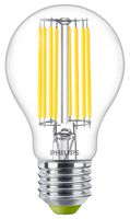 929003066802 - 4W Filament LED GLS A60 Bulb, E27, 4000K, 840lm, Non-Dimmable