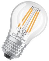 4099854077968 - 4.2W LED Filament Golf Ball Bulb, E27, 2700K, 470lm, Dimmable